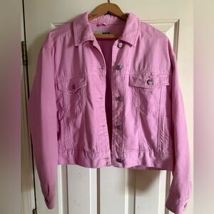 Adorable Pink Jean Jacket